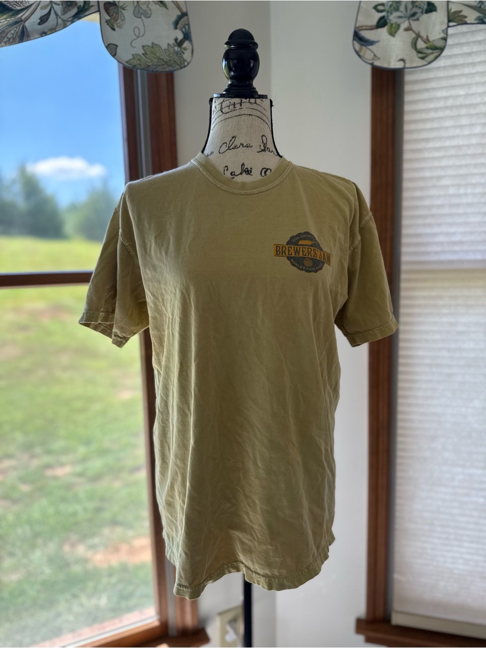 Comfort Colors Short-Sleeve Tee in Yellow with Brewers Jam Logo